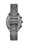 TRUSSARDI Metropolitan Dual Time Black Metallic Bracelet