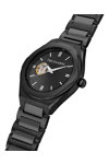 TRUSSARDI Brink Automatic Black Metallic Bracelet