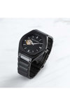 TRUSSARDI Brink Automatic Black Metallic Bracelet