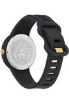 VERSACE Medusa Pop Black Rubber Strap