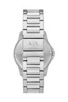 ARMANI EXCHANGE Banks Silver Stainless Steel Bracelet