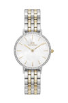 DANIEL WELLINGTON Petite Bezel Crystals Two Tone Stainless Steel Bracelet