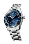 LONGINES Spirit Zulu Time Automatic GMT Silver Stainless Steel Bracelet