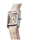 LONGINES Mini DolceVita Diamonds Pink Leather Strap