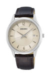 SEIKO Noble Dress Brown Leather Strap