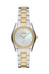 EMPORIO ARMANI Federica Crystals Two Tone Stainless Steel Bracelet