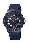 Q&Q Watch Blue Plastic Strap