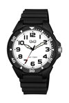 Q&Q Watch Black Plastic Strap