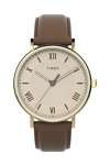 TIMEX Dress Southview Brown Leather Strap