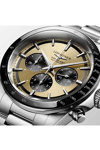 LONGINES Conquest Automatic Chronograph Silver Stainless Steel Bracelet