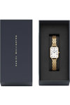 DANIEL WELLINGTON Quadro Roman Numerals Gold Stainless Steel Bracelet