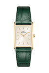 DANIEL WELLINGTON Bound Green Leather Strap