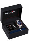 SECTOR 230 Automatic Silver Stainless Steel Bracelet Gift Set