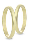 Wedding Rings in 9ct Yellow Gold