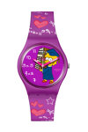 SWATCH Simpsons Class Act Multicolor Silicone Strap