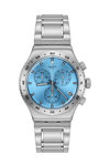 SWATCH Irony That'S So Peachy Chronograph Silver Stainless Steel Bracelet