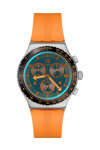 SWATCH Irony Tangerine Tiger Chronograph Orange Rubber Strap