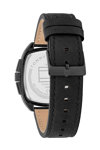 TOMMY HILFIGER Casual Black Leather Strap