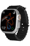 DAS.4 SU09 Smartwatch Black Silicone Strap