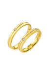 Wedding rings from 18ct Gold and Diamonds by FaCaDoro