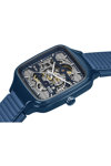 RADO True Square Automatic Skeleton Blue Rubber Strap (R27178205)