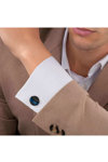 CERRUTI Genovese Stainless Steel Cufflinks