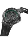 CERRUTI Velletri Black Leather Strap