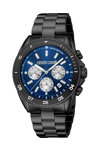 ROBERTO CAVALLI Gents Chronograph Black Stainless Steel Bracelet