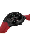 CLUSE Vigoureux Chronograph Red Silicone Strap