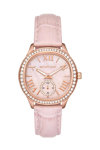 MICHAEL KORS Sage Crystals Pink Leather Strap