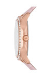 MICHAEL KORS Sage Crystals Pink Leather Strap