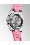 LONGINES Conquest Automatic Pink Rubber Strap