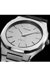 D1 MILANO Ultra Thin Silver Stainless Steel Bracelet