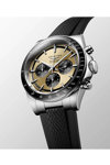 LONGINES Conquest Automatic Chronograph Black Rubber Strap