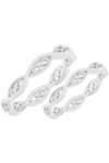 9ct White Gold Wedding Rings by FaCaD’oro