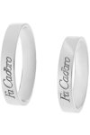 9ct White Gold Wedding Rings by FaCaD’oro