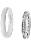 9ct White Gold Wedding Rings by FaCaD’oro