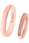 9ct Rose Gold Wedding Rings by FaCaD’oro