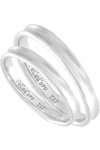 9ct White Gold Wedding Rings by FaCaD’oro