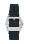 BEVERLY HILLS POLO CLUB Dual Time Black Rubber Strap