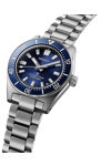 SEIKO Prospex 1965 Revival Diver's In Scuba Blue Automatic Silver Stainless Steel Bracelet