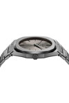 D1 MILANO Ultra Thin Grey Stainless Steel Bracelet