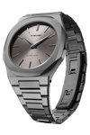 D1 MILANO Ultra Thin Grey Stainless Steel Bracelet