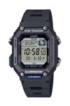 CASIO Collection Dual Time Chronograph Black Plastic Strap