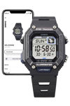 CASIO Collection Dual Time Chronograph Black Plastic Strap