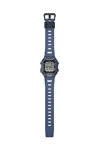 CASIO Collection Dual Time Chronograph Blue Plastic Strap