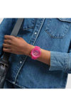 SWATCH Big Bold Colors Of Joy Pink Biosourced Bracelet