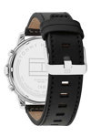 TOMMY HILFIGER Sport Black Leather Strap