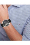 TOMMY HILFIGER Dressed Up Black Leather Strap