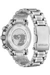 CITIZEN Promaster Eco-Drive RadioControlled Dual Time Silver Stainless Steel Bracelet